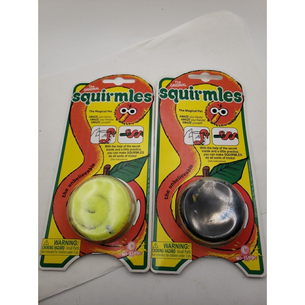 Squirmles Lot Black Yellow Pink New 3 Magic Toy Gift secret Trick